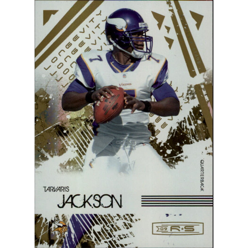 2009 Donruss Rookies and Stars Longevity Parallel Gold #57 Tarvaris Jackson