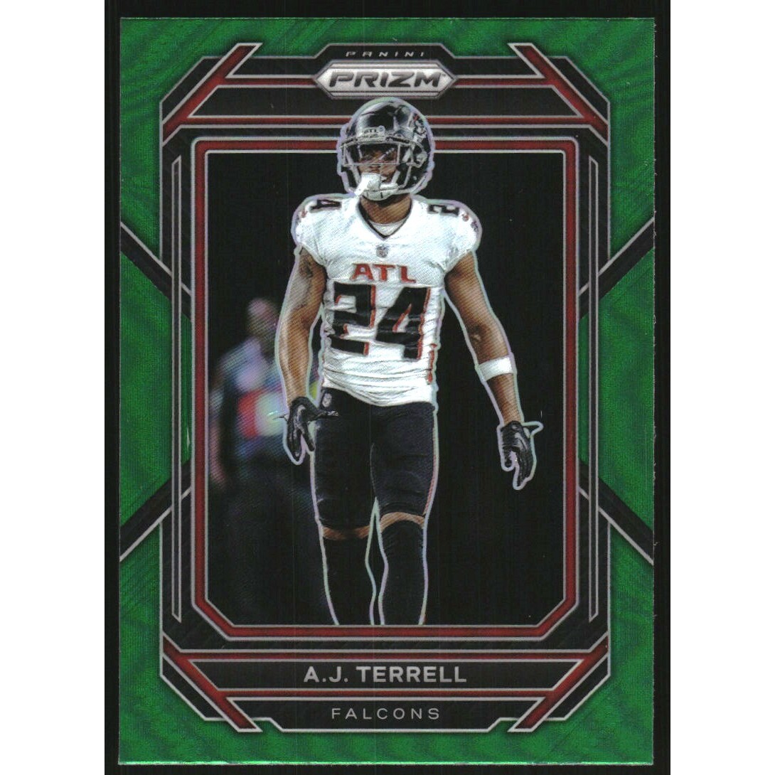 2022 Panini Prizm Prizms Green #15 A.J. Terrell