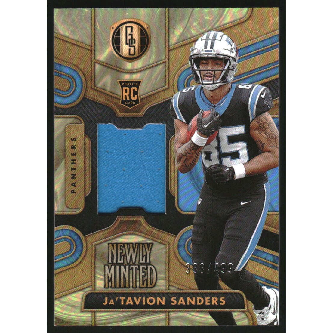 2024 Panini Gold Standard Newly Minted Memorabilia #23 Ja’Tavion Sanders