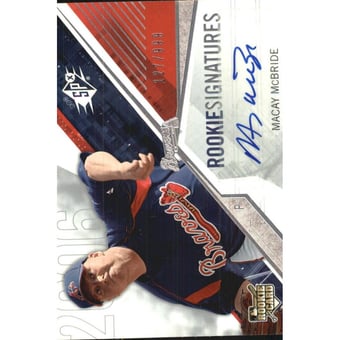2006 SPx #103 Macay McBride AU/999 (RC)