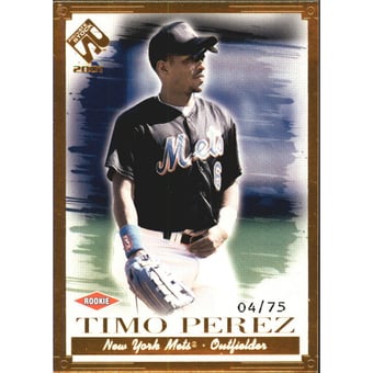2001 Private Stock Gold Portraits #138 Timo Perez