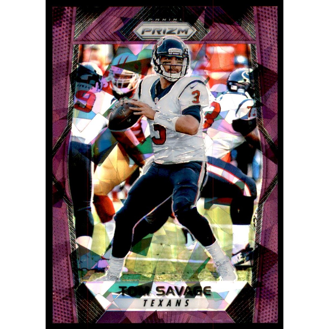 2017 Panini Prizm Prizms Purple Crystals #54 Tom Savage