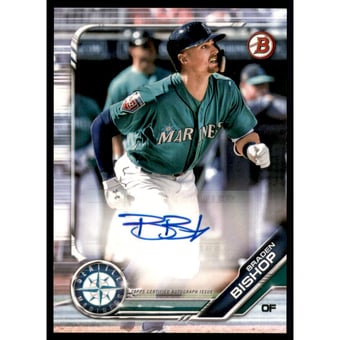 2019 Bowman Prospect Autographs #PABB Braden Bishop