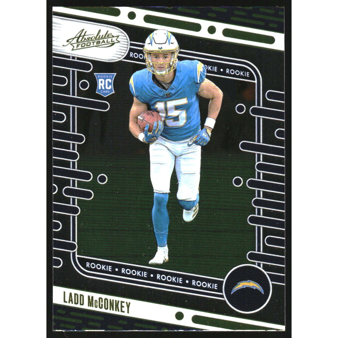 2024 Absolute Yellow #134 Ladd McConkey