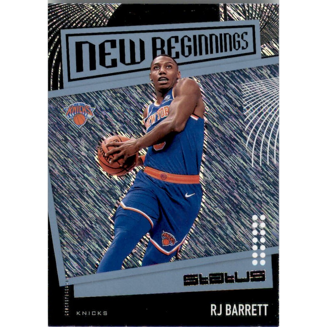 2019-20 Panini Status New Beginnings Blue #15 RJ Barrett