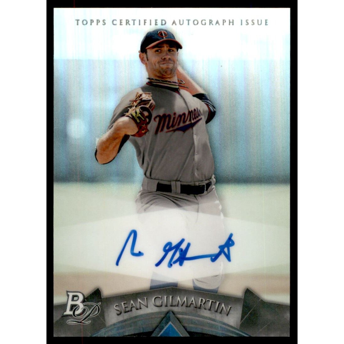 2014 Bowman Platinum Prospect Autographs #APSG Sean Gilmartin. rookie card picture