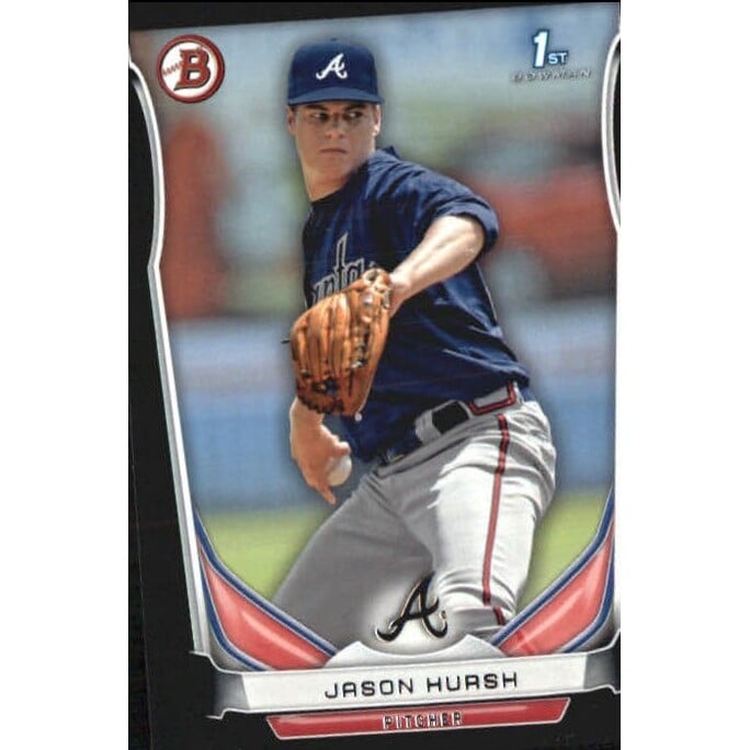 2014 Bowman Prospects Black #BP1 Jason Hursh. rookie card picture