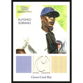 2010 Topps National Chicle Relics #AS Alfonso Soriano B
