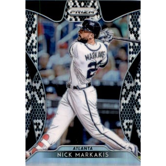 2019 Panini Prizm Prizms Snake Skin #177 Nick Markakis