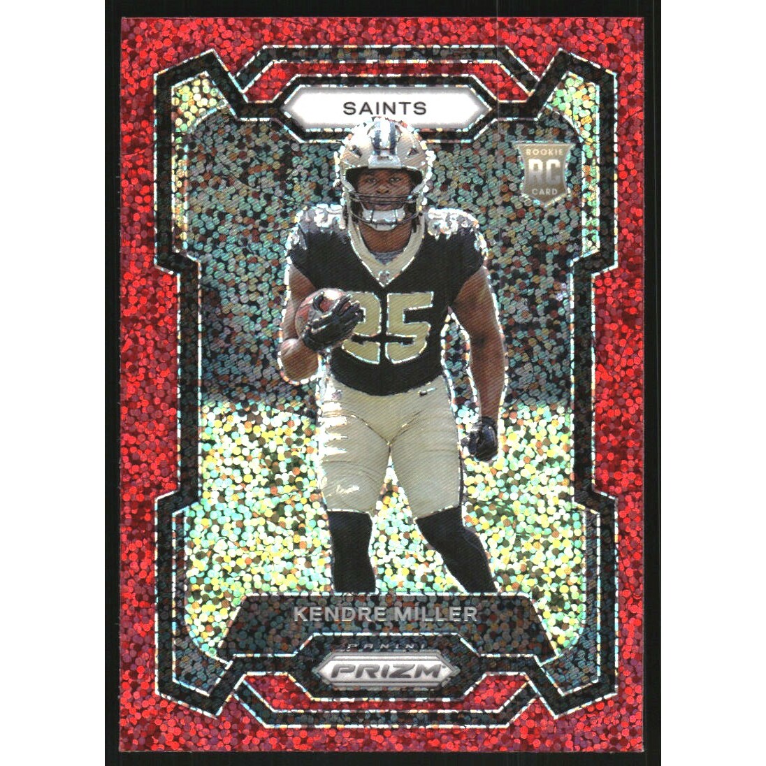 2023 Panini Prizm Prizms Red Sparkle #375 Kendre Miller