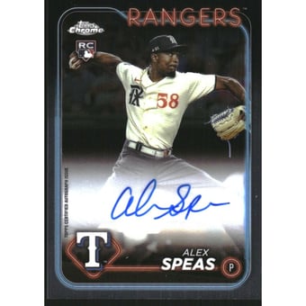 2024 Topps Chrome Rookie Autographs #RAASP Alex Speas