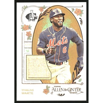 2024 Topps Allen and Ginter Relics #AGRSM Starling Marte B