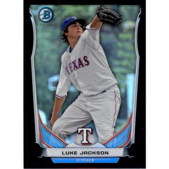 2014 Bowman Chrome Prospects Black Refractors #BCP18 Luke Jackson