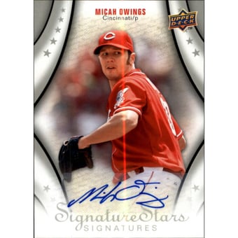 2009 Upper Deck Signature Stars #161 Micah Owings AU