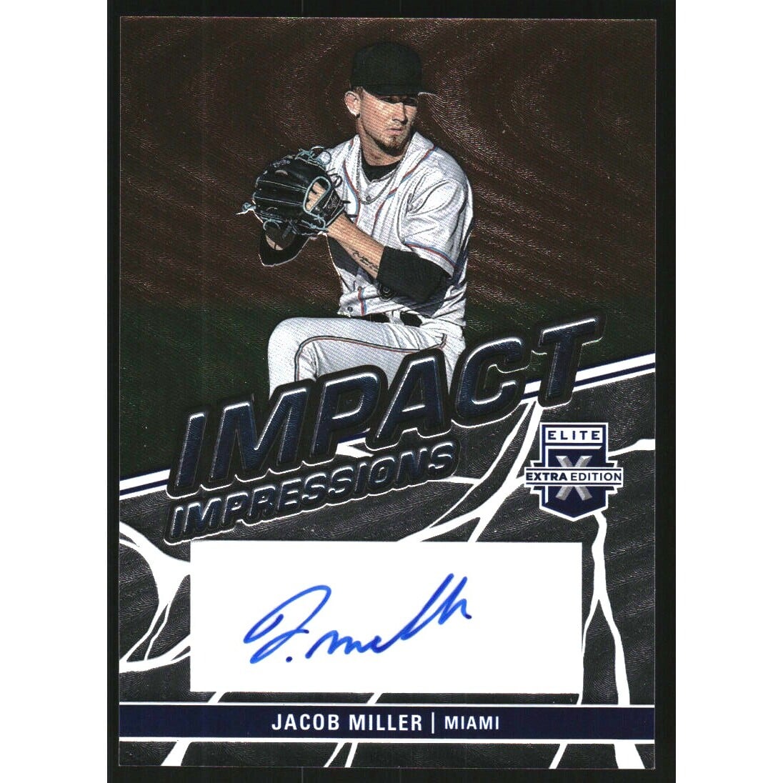 2023 Elite Extra Edition Impact Impressions Signatures #41 Jacob Miller