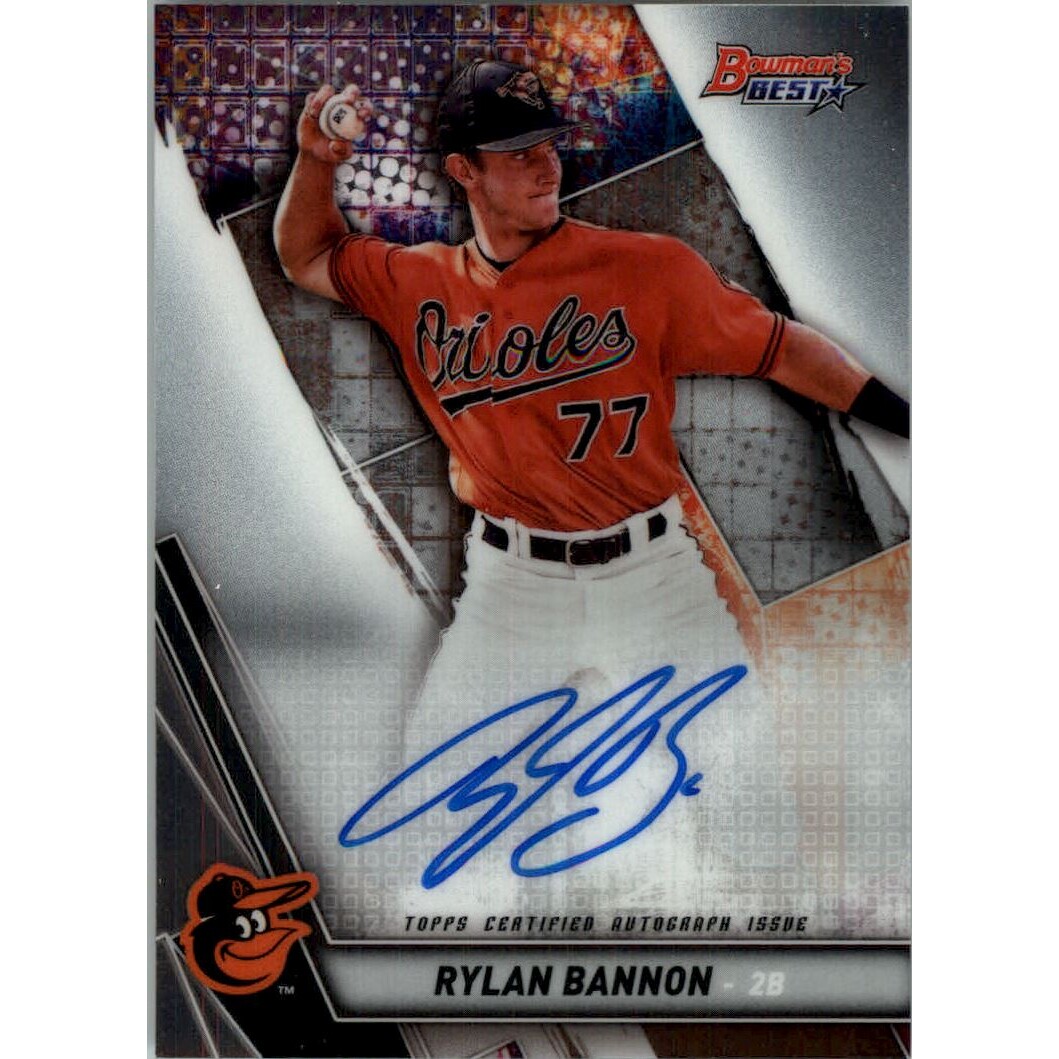 2019 Bowman's Best Best of '19 Autographs #B19RB Rylan Bannon. rookie card picture