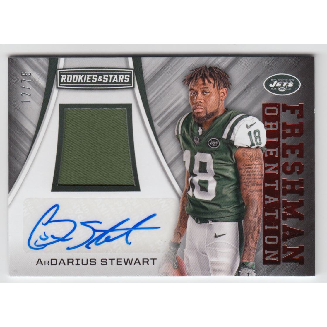 2017 Rookies and Stars Freshman Orientation Jersey Autographs #FOAS ArDarius Stewart