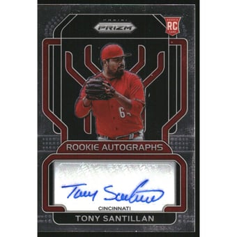 2022 Panini Prizm Rookie Autographs #40 Tony Santillan