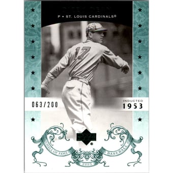 2005 Upper Deck Hall of Fame Green #17 Dizzy Dean
