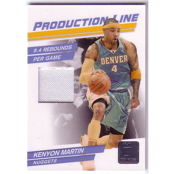 2010-11 Donruss Production Line Materials #37 Kenyon Martin/399