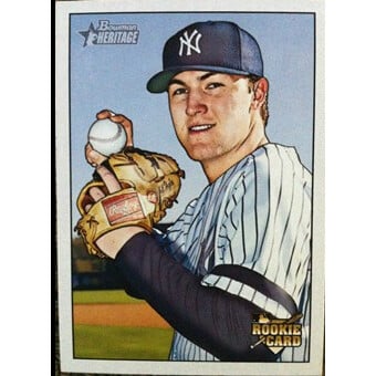 2007 Bowman Heritage #240b Philip Hughes SP/No Signature. rookie card picture