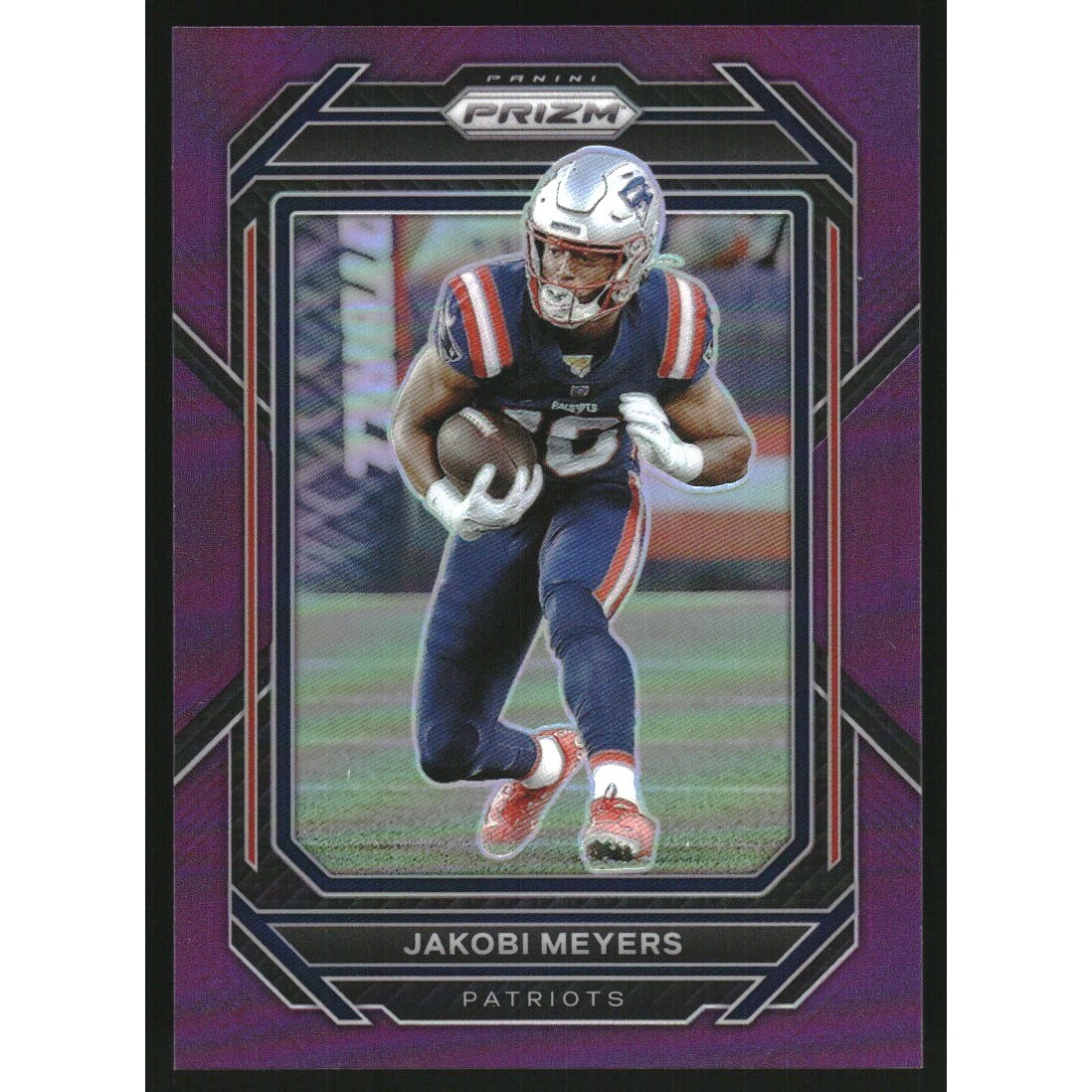 2022 Panini Prizm Prizms Purple #200 Jakobi Meyers