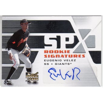 2008 SPx Silver #136 Eugenio Velez AU