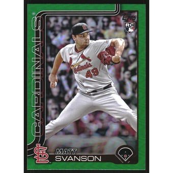 2025 Topps Update Green Rainbow Foil #US293 Matt Svanson