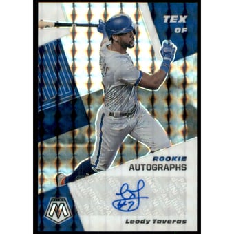 2021 Panini Mosaic Rookie Autographs Mosaic #19 Leody Taveras