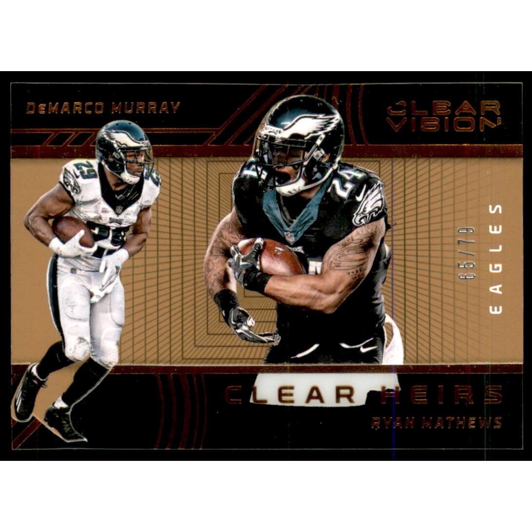 2016 Panini Clear Vision Clear Heirs Bronze #16 Ryan Mathews/DeMarco Murray