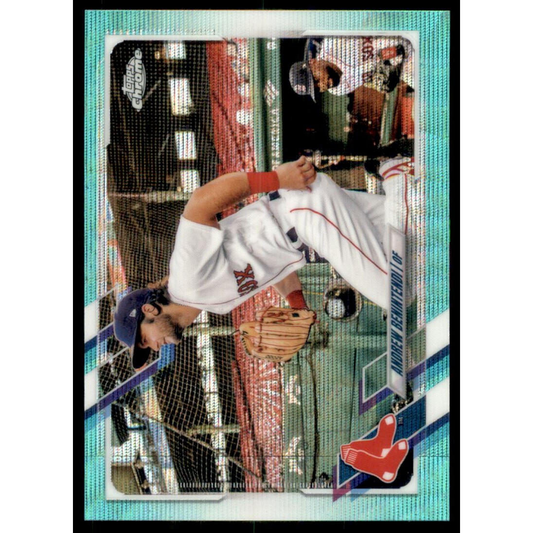 2021 Topps Chrome Aqua Wave Refractors #39 Andrew Benintendi