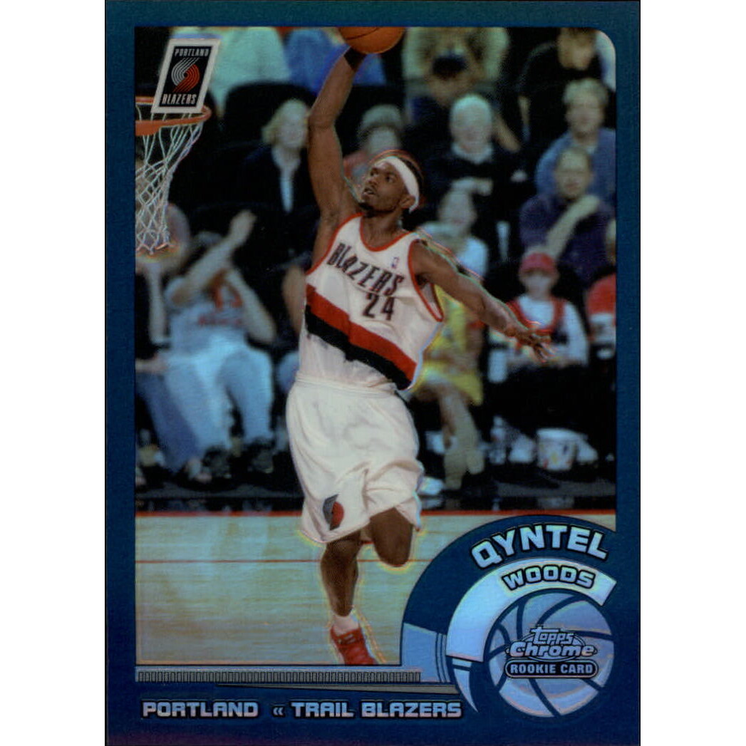 2002-03 Topps Chrome Refractors #140 Qyntel Woods