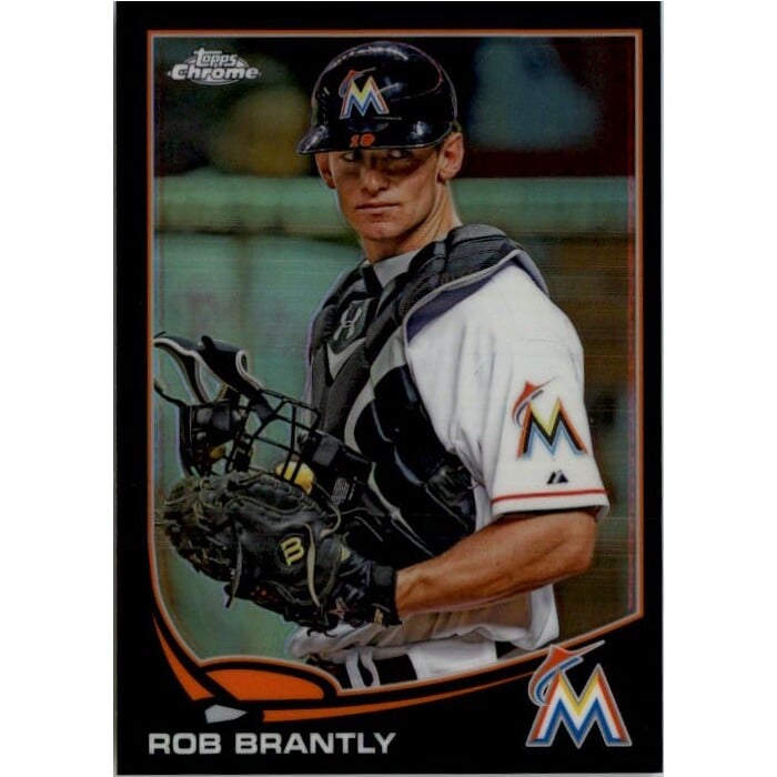 2013 Topps Chrome Black Refractors #27 Rob Brantly. rookie card picture