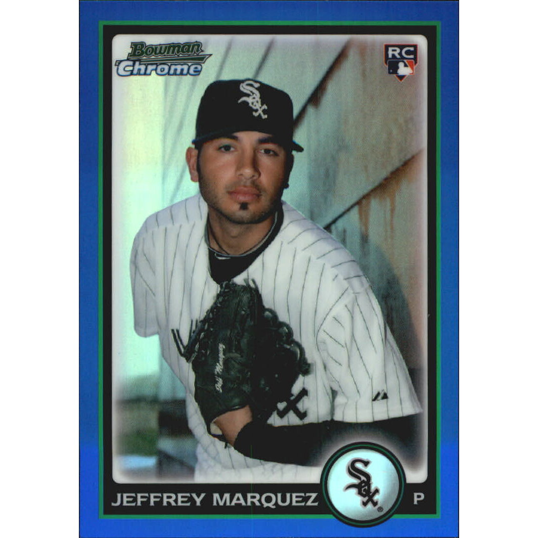 2010 Bowman Chrome Draft Blue Refractors #BDP52 Jeffrey Marquez