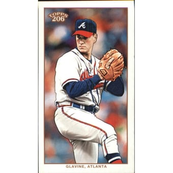 2002 Topps 206 Tolstoi Red #42 Tom Glavine