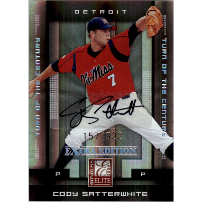 2008 Donruss Elite Extra Edition Signature Turn of the Century #24 Cody Satterwhite/322