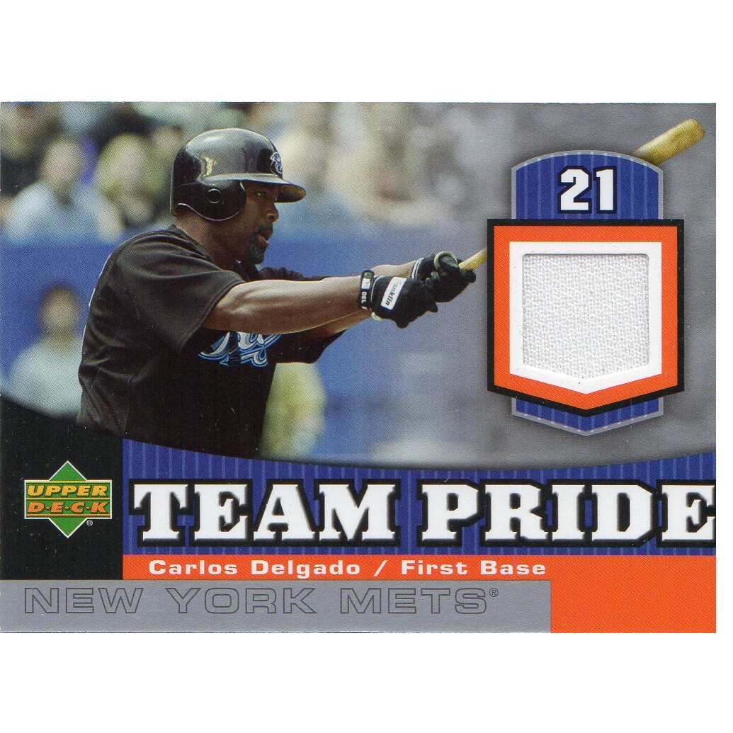 2006 Upper Deck Team Pride Materials #CD Carlos Delgado Jsy