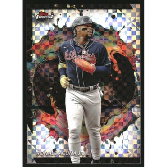 2024 Finest Checkerboard Refractors #227 Ronald Acuna Jr.