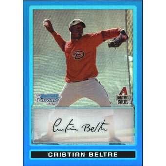 2009 Bowman Chrome Prospects Blue Refractors #BCP40 Cristian Beltre