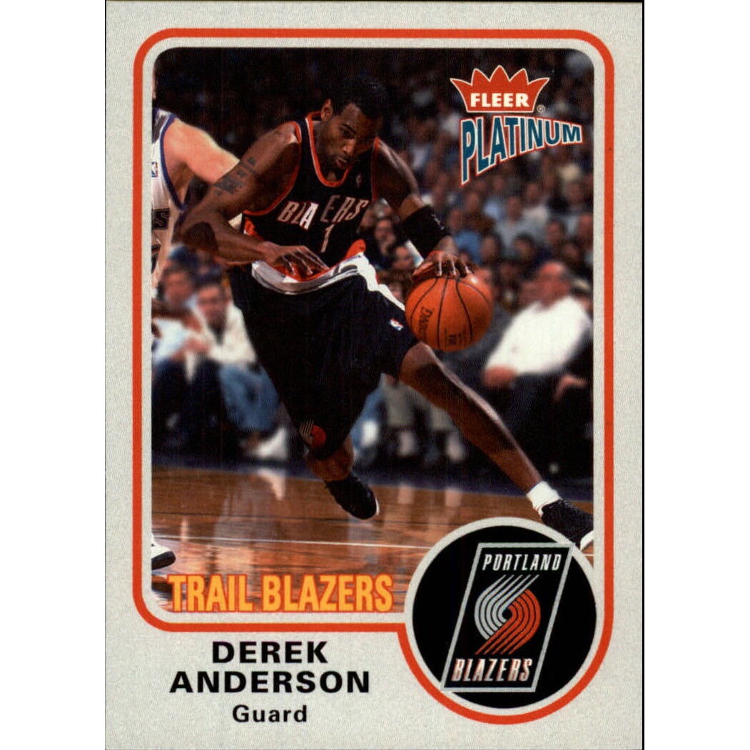2002-03 Fleer Platinum Finish #98 Derek Anderson