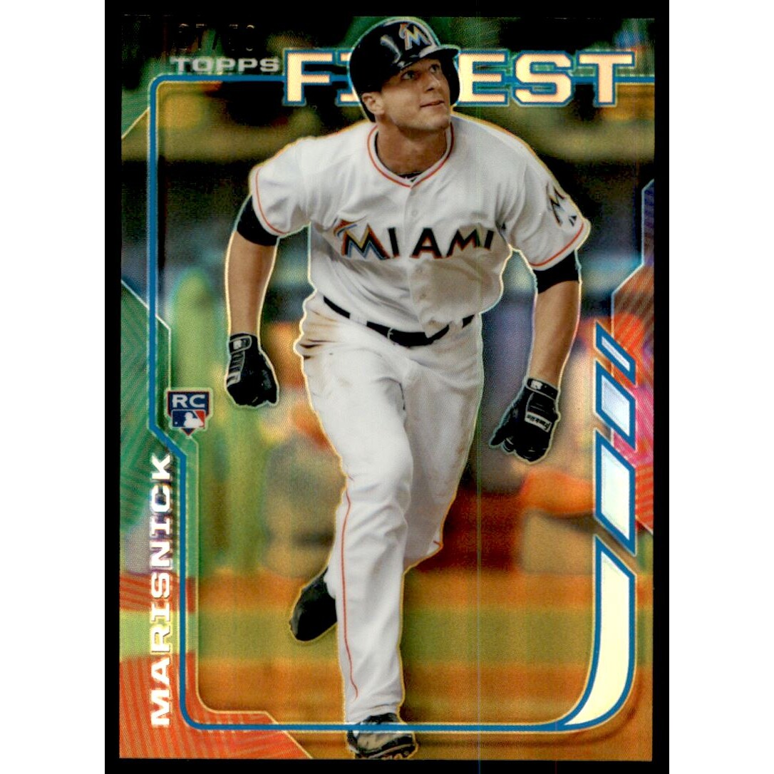 2014 Finest Gold Refractors #94 Jake Marisnick
