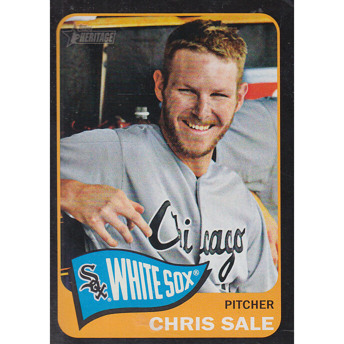 2014 Topps Heritage Black Border #THC471 Chris Sale