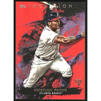 2021 Topps Inception Red #63 Cristian Pache