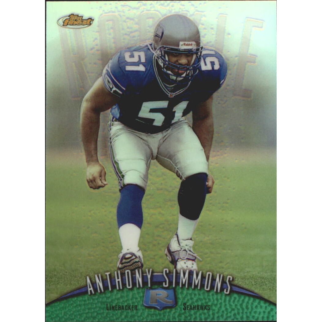 1998 Finest No-Protectors Refractors #147 Anthony Simmons