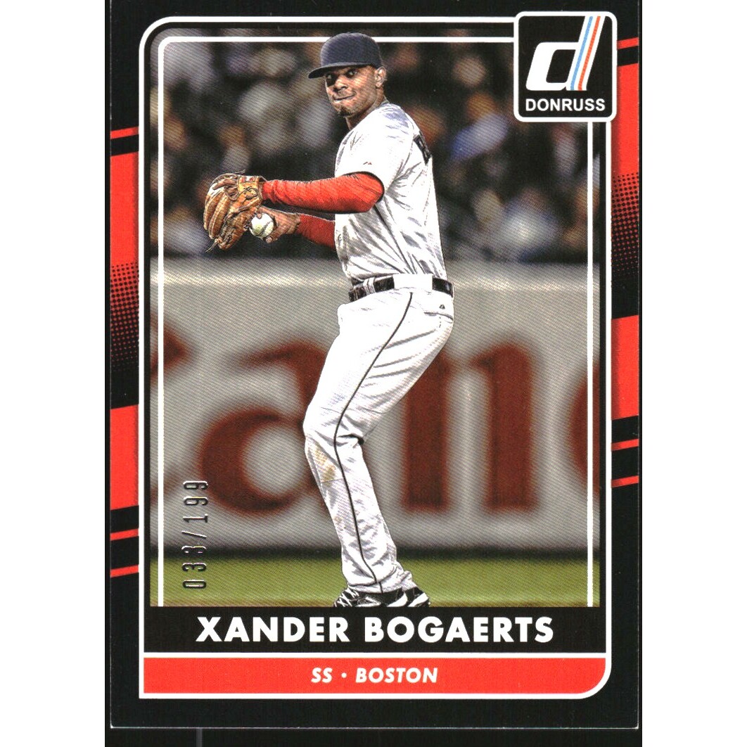 2016 Donruss Black Border #69 Xander Bogaerts