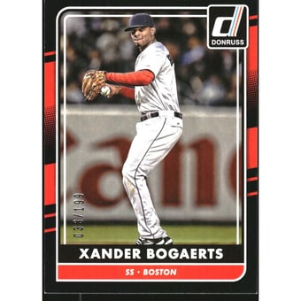 2016 Donruss Black Border #69 Xander Bogaerts