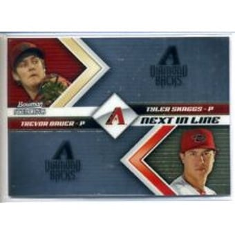 2012 Bowman Sterling Next In Line #NIL1 Tyler Skaggs/Trevor Bauer
