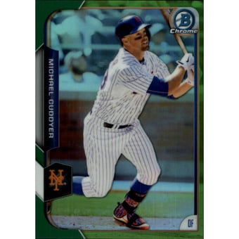 2015 Bowman Chrome Green Refractors #41 Michael Cuddyer