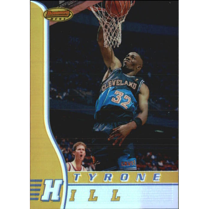 1996-97 Bowman's Best Refractors #68 Tyrone Hill. rookie card picture