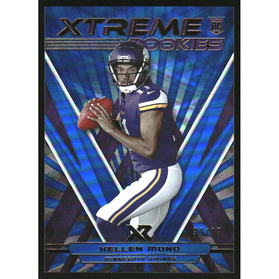 2021 Panini XR Xtreme Rookies Blue #21 Kellen Mond
